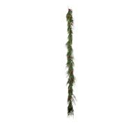 Christmas Pine Garland - PVC, 70,87in Garland Baies Rouges Garlands Accent | Décoration De Vacances Festive De Configuration sans Outm