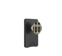Christmas Plaid with Bows Pattern Classic Red and Green PopSockets PopWallet pour MagSafe