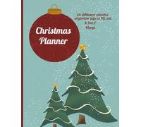 Christmas Planner and Organizer 8.5X11" 39 different colorful organizer pgs to fill out: paperback with matte christmas cover 85 pgs total