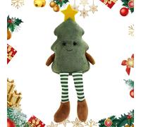 Christmas Plush - Christmas Tree Plush | Soft Polyester Fabric with coziest Stuffed Design, Seasonal Decor Accent for Living Room Bedroom Office Spaces, Charming Gift Idea for Winter Celebrations
