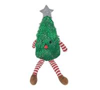 Christmas Plush Toys, Cartoon Tree Doll, Holiday Soft Figure, 12.6x3.54 inches Festive Character Collectible, Indoor Playtime Gift for Kids and Home Travel Shelf Use, Seasonal Desk Decoration Option