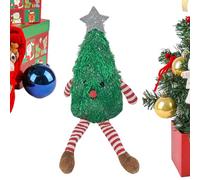 Christmas Plush Toys, Cartoon Tree Girl Plush Toy, 12.6x3.54 inches Soft Figures with Adorable Outfit, Gentle Texture for Decoration Indoor Playtime Kids Desk Home Shelf Festive Display Holiday Cheer