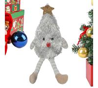 Christmas Plush Toys, Stuffed Doll Tree, 12.6x3.54 inches Soft Figure, Multi Purpose Compact Adorable Festive, Holiday Decoration for Kids, Indoor, Travel, Playtime, Home and Shelf, Multicolor