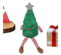 Christmas Plush, Tree Doll, Festive Soft Texture, Vibrant Holiday Figure, Decorative Toy for Travel, Desk, Playroom, Shelf, Indoor Display, Seasonal Decor, Collectors, Home Fun Use