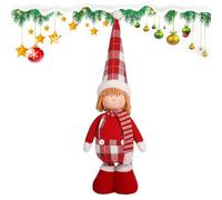Christmas Plushtelescopic Os - de Noël Debout, Petites décorations de Noël en Peluche Intérieur | Décoration de Noël Debout, Décorations de Bureau Adorable Décoration d'intérieur pour