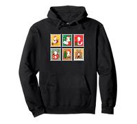 Christmas Postage Stamp Duck Holiday Cheer Sweat à Capuche