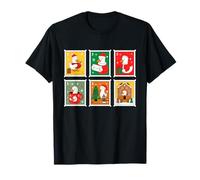 Christmas Postage Stamp Duck Holiday Cheer T-Shirt