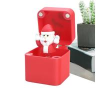 Christmas Prank Gift Box - Funny Santa Claus Holiday Cash Holder | Creative Christmas Decorations Box for Money, Candy, Cards, Jewelry, Adults, Friends, Family or Party Favors