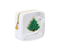 Christmas Preppy PatchMakeup Bags,12modèles Disponibles-Mini Sacs en Nylon à Fermeture éclair,Idéal pour Le Rangement Quotidien cosmétique et comme Cadeau pour Les fêtes ou Un Anniversaire.