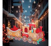 Christmas Presents Trains, Christmas Train Gift Box, Reusable Santa Express Train Gift Box, Perfect for Hiding Toys, Candy, Cookies (A)