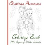 Christmas Princesses Coloring Book