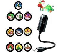 Christmas Projector Lights Holiday Theme 360 Degree - Adjustable Lamp