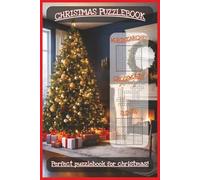 Christmas Puzzlebook: Puzzle book with Easy to Read Print about Christmas, The Holiday season, Festivities and more | 6x9 inches, 120 pages | 50+ Puzzles … Gift for Vacation, Holidays and Spare Times