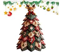 Christmas Quilted Fabric Tree Kit - 3D LayeredHandmade Art Project Set