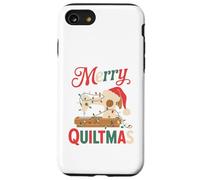 Christmas Quilting Machine with Xmas Light Merry Quiltmas Coque pour iPhone SE (2020) / 7/8