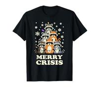 Christmas Raton Laveur Merry Crisis T-Shirt