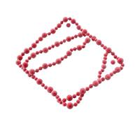 Christmas Red Berry Garland - 108 inch Realistic Holiday Decoration | Foam Material with Festive Design, Flexible Decorative Wreath, Indoor, Outdoor, Mantle, Kitchen, Wall