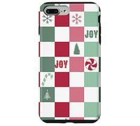 Christmas Red Green Classic Checkered Holiday Pattern Coque pour iPhone 7 Plus/8 Plus
