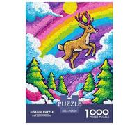 Christmas ReinBiche 1000 Pièces Puzzle Impossible Belle Décoration Familiale Fantastique Puzzles Jouets De Jeu pour La Famille 70x50cm/1000pcs