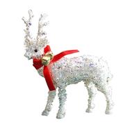 Christmas Reindeer - Light Up Reindeer | Waterproof Indoor Christmas Dee Family Decorations | Sculpture Reinder Ornaments Glittering | Pre-Lit Lights And Metal Stakes For Yard Winter Holiday Home Por