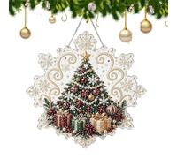 Christmas Rhinestones Art Kits DIY Holiday Tree Artwork Decoration Crafts | Christmas Rhinestones Crafts for Men Women Adult Kids Birthday Party Door Handle Mantle