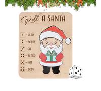 Christmas Roll-a-Reindeer Puzzle Game | Wooden Christmas Board Game,Wood Xmass Puzzle Board Toy, Gift for Xmass Parties Night Holiday