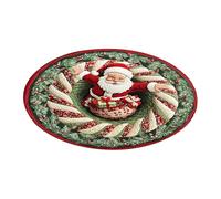 Christmas Rugs Indoor - Optical Illusion Santa Claus, 3D Illusion Doormat Christmas Decor | for Living Room Entryway Office Dorm Apartment Farmhouse Winter Holiday Party Decorations Indoor