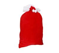 Christmas Santa Claus Bags, 12-Inch Wrapping Sack for Holiday Party Favors, Treats, Toys, Candy, and with Festive Design, Christmas New Year Decoration Thanksgiving, Fabric, 19.69x27.56 inch