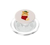 Christmas Season Red Stocking with Teddy Bear Holiday PopSockets PopGrip pour MagSafe