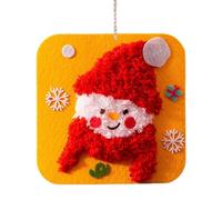 Christmas Sewing Kit- Beginner-Friendly Embroidery Set for Kids | Do It Yourself Threading Craft with Holiday Designs for Girl/Boys, Ages 4 to 12, Birthdays, Fun Activities, Arts and Crafts