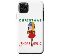 Christmas Shopaholic Melanin Femmes Noir Fille Magique Shopping Coque pour iPhone 11 Pro Max