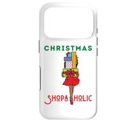 Christmas Shopaholic Melanin Femmes Noir Fille Magique Shopping Coque pour iPhone 17 Pro