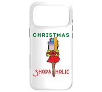 Christmas Shopaholic Melanin Femmes Noir Fille Magique Shopping Coque pour iPhone 17 Pro Max