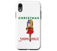 Christmas Shopaholic Melanin Femmes Noir Fille Magique Shopping Coque pour iPhone XR