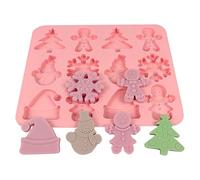 Christmas Silicone Molds - Flexible Candy and Dessert Baking Tools | Easy Release Cookie, Cake, Chocolate Molds for Girls, Beginners, Handicraft Lovers, Family, Friends Holiday Fun