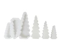 Christmas Silicone - Tree Casting Mold | Christmas Tree Casting Mold | 3-pieces Decoration | Home Decor, Crafting Accessories For Friends Family Women Youth Men