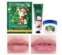 Christmas Skin Care Set - Lot de 3 Masques Hydratants Visage Naturels - Soins de la Peau pour Femmes Hommes Adolescents,Idée Cadeau pour Maman Papa Copine et Grands