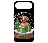 Christmas Snow Globe Boxer Dog X-Mas Tree Coque pour iPhone Air