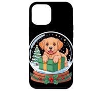 Christmas Snow Globe Golden Retriever X-Mas Tree GR Dog Coque pour iPhone 12 Pro Max