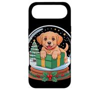Christmas Snow Globe Golden Retriever X-Mas Tree GR Dog Coque pour iPhone Air