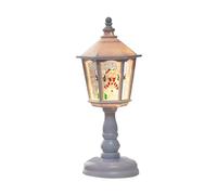 Christmas Snow Globe Lantern | Hexagonal Ornaments | Christmas Glowing Snow Globe Decoration - for Bedroom Balcony Nursery Dining Room Under Tree