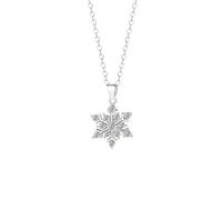 Christmas snowflakes Stainless Steel Map Pendant Necklace Earrings Ring Set Fashionable And Versatile Suitable For Men Women Brides Grooms Suitable For Wedding Parties Various Festivals (silver)