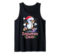 Christmas Snowman Dash Running Runner Marathon Team Costume Débardeur