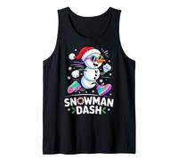 Christmas Snowman Dash Running Runner Marathon Team Costume Débardeur