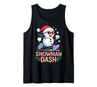 Christmas Snowman Dash Running Runner Marathon Team Costume Débardeur