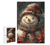 Christmas Snowman Decorations-2 Puzzle 1000 Pièces Educa Jouet en Bois Cadeau Unique Décoration Intérieure Jeu Éducatif Challenge Toy Adultes Et Enfants À Partir De 14 Ans 1000 PCS