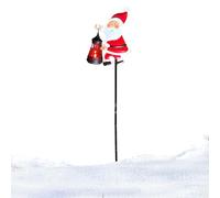 Christmas Solar Lights Outdoor - Santaclaus Lantern, Santa Design Solar Christmas Lights Outdoor Decorations, Stake LED Lamp | For Garden, Yard, House, Patio, Lawn, Backyard, Walkway, Path