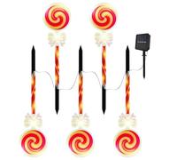 Christmas Solar Stake Lights | Auto/Off Decorative Solar Yard Lights for Festive Decor | Waterproof Pathway Lights for Walkways, Backyards, and Farms | Perfect Holiday Illumination