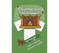 Christmas Song Word Search: Favorites and New Christmas Songs| A Cozy, Fun, Relaxing, and Stress-Relieving Activity for the Holiday Season | Perfect Gift for Christmas Music Fans