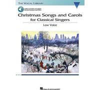 Christmas Songs and Carols for Classical Singers Voix basse avec accompagnement en ligne Livre/Audio en ligne